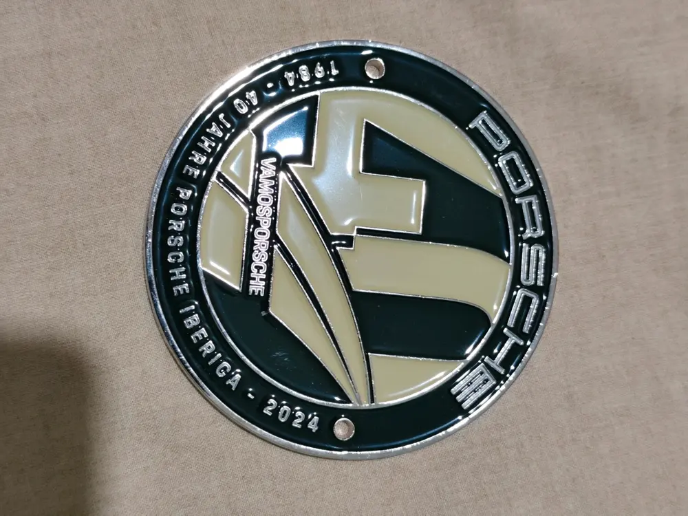 Insignia Porsche oficial 40 años talla única, foto 5