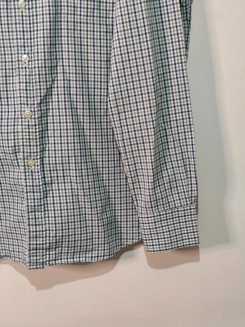 Camisa Thomas Burberry by Burberry cuadros vichy verde y azul XXL The Wilson Classic, foto 2