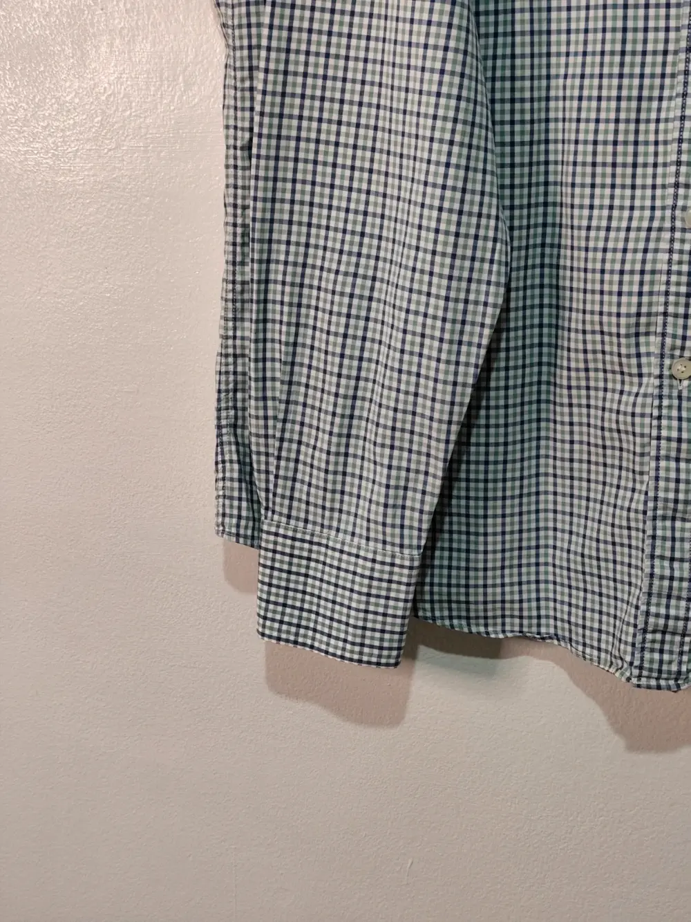 Camisa Thomas Burberry by Burberry cuadros vichy verde y azul XXL The Wilson Classic, foto 3