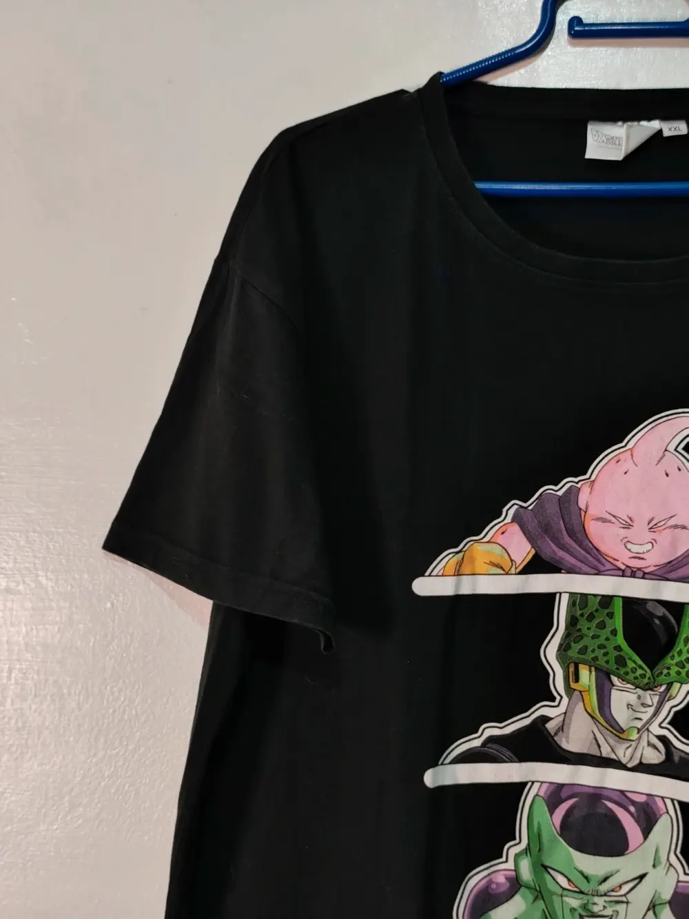 Camiseta Dragon Ball Z Villanos (Buu, Célula, Freezer, Vegeta) Talla XXL (Sirve para XL), foto 3