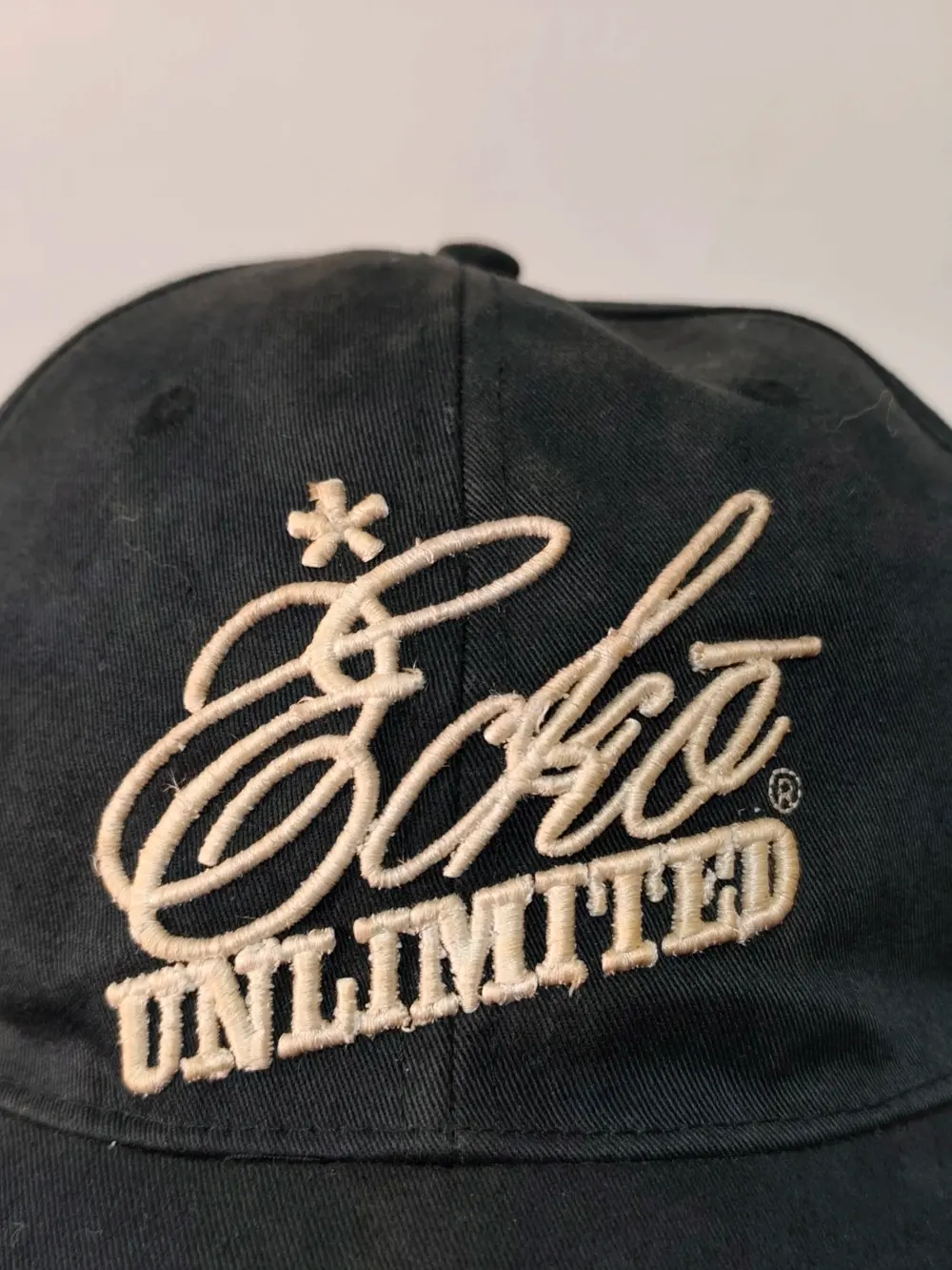 Gorra Ecko Unltd unlimited negra talla 7 56cm fitted vintage, foto 3