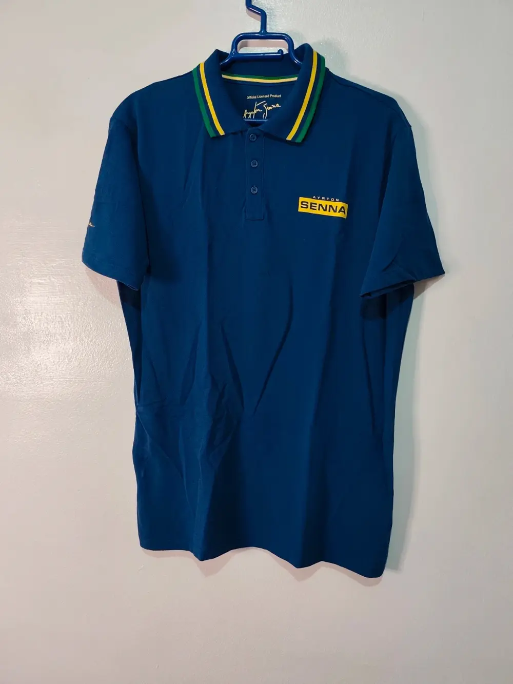 Polo manga corta Ayrton Senna talla M ver medidas