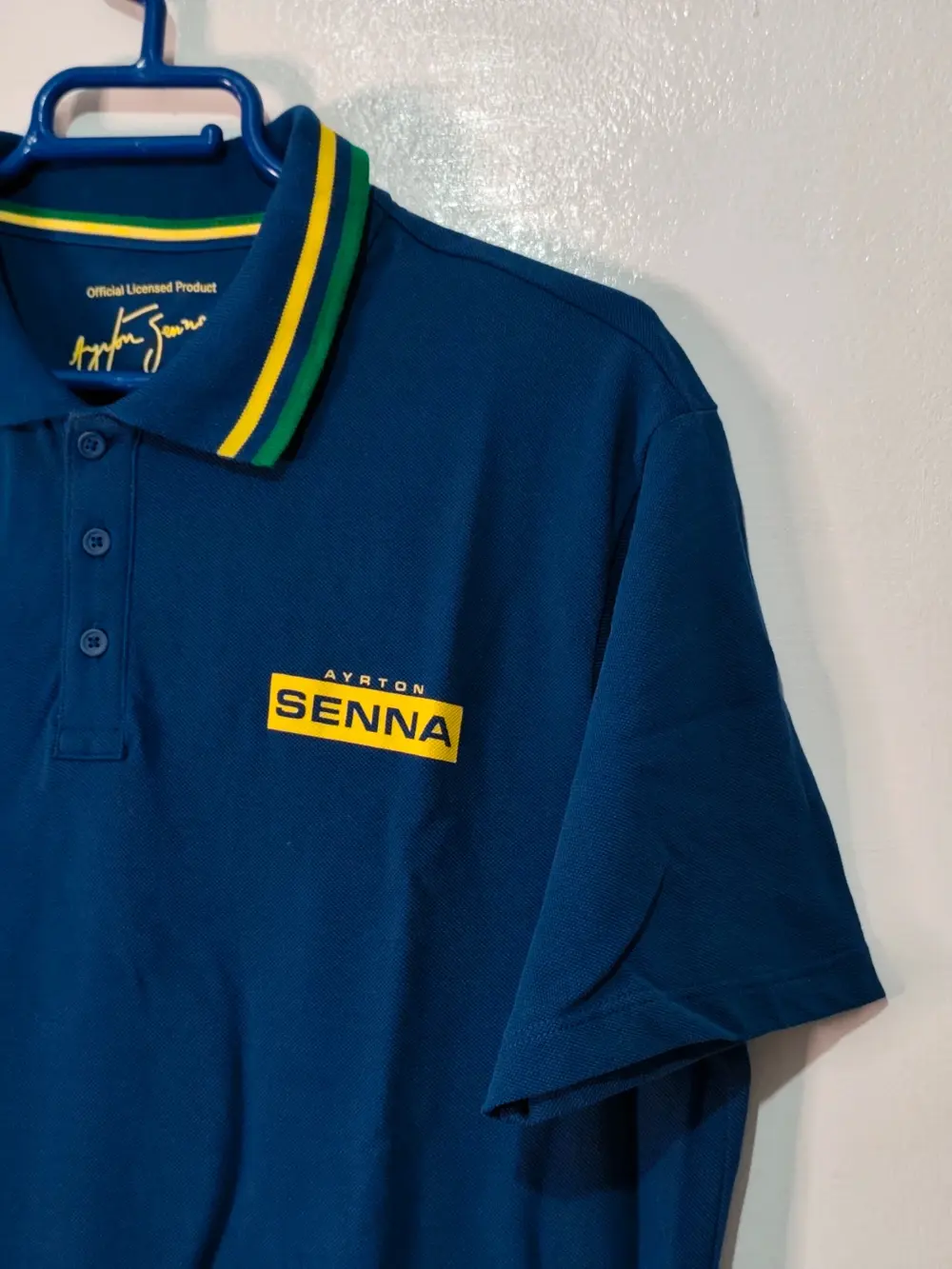 Polo manga corta Ayrton Senna talla M ver medidas, foto 2