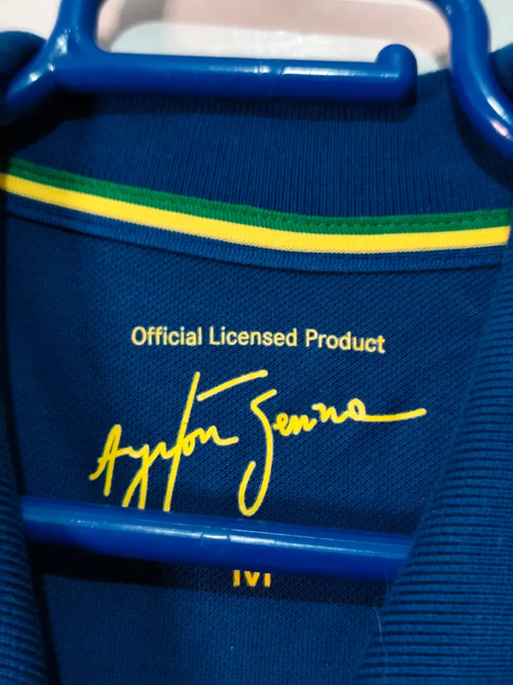 Polo manga corta Ayrton Senna talla M ver medidas, foto 3