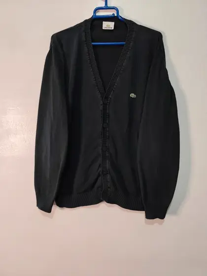 Jersey cárdigan Lacoste talla 6 XL pero sirve para L ver medidas
