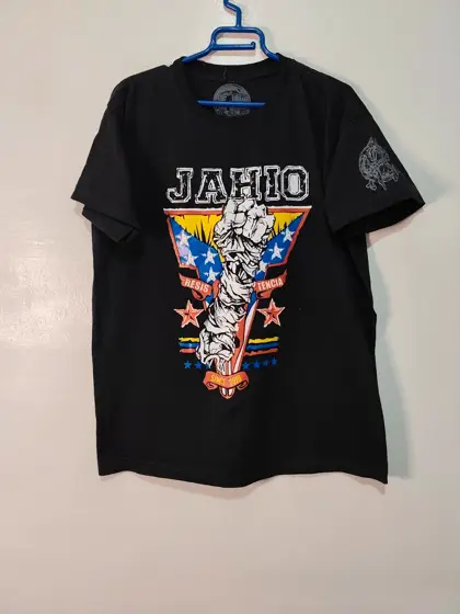 Csmiseta the jahio resistencia since 2010 surf metal wear made in venezuela talla L ver medidas