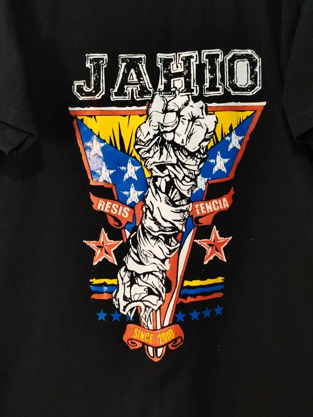 Csmiseta the jahio resistencia since 2010 surf metal wear made in venezuela talla L ver medidas, foto 2