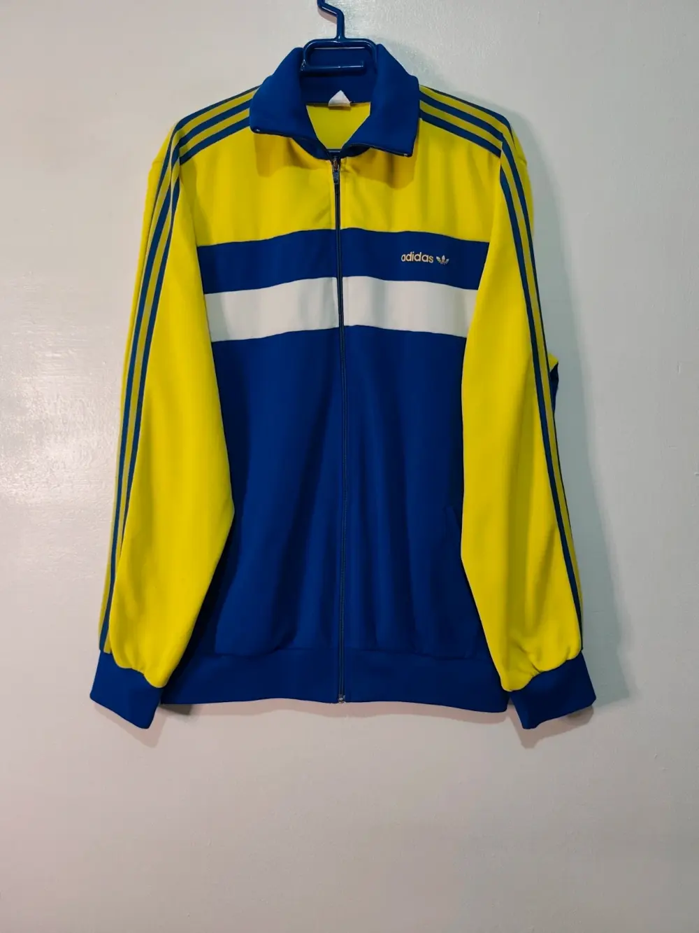 Chaqueta chándal adidas originals vintage años 80 talla XL sirve para L ver medidas