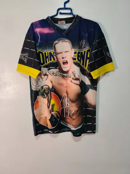 Csmiseta John Cena wwe 2007 vintage hustle loyalty respect talla M