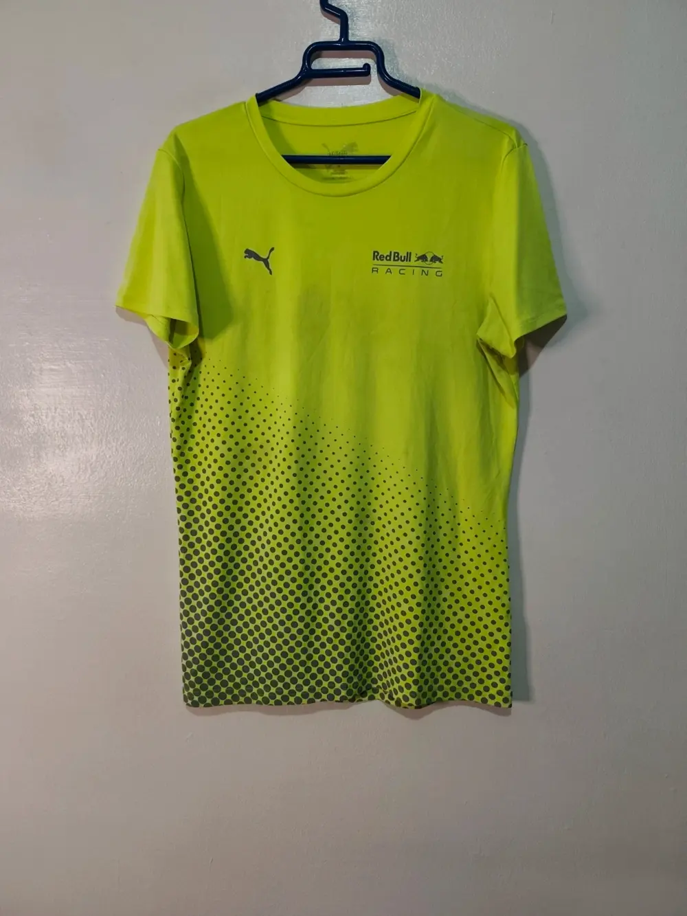 Camiseta Puma Red Bull Racing Verde Flúor F1 Talla M