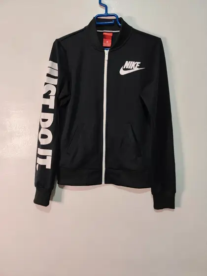 Chaqueta Chándal Nike "Just Do It" Negra talla XS