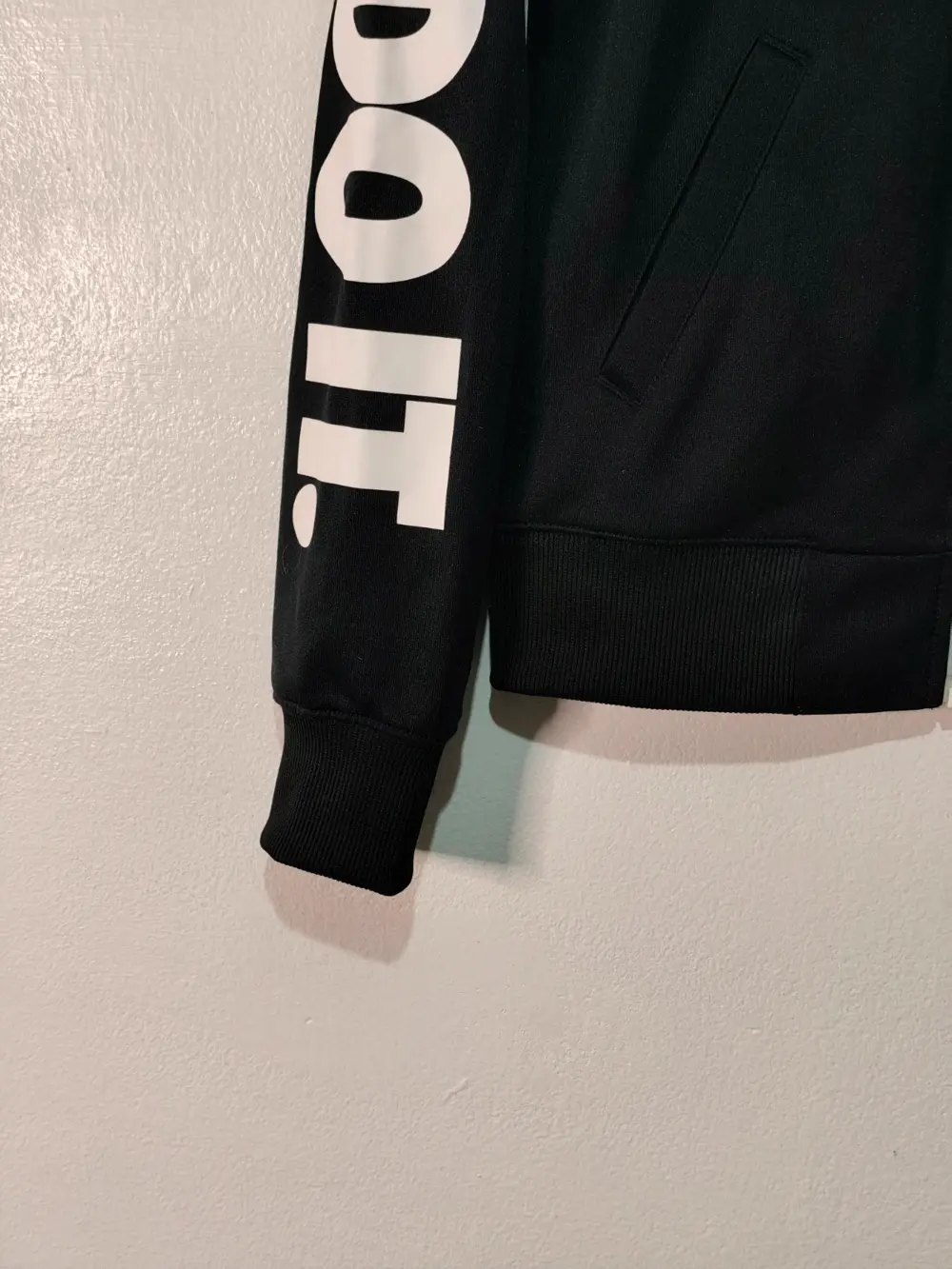 Chaqueta Chándal Nike "Just Do It" Negra talla XS, foto 2