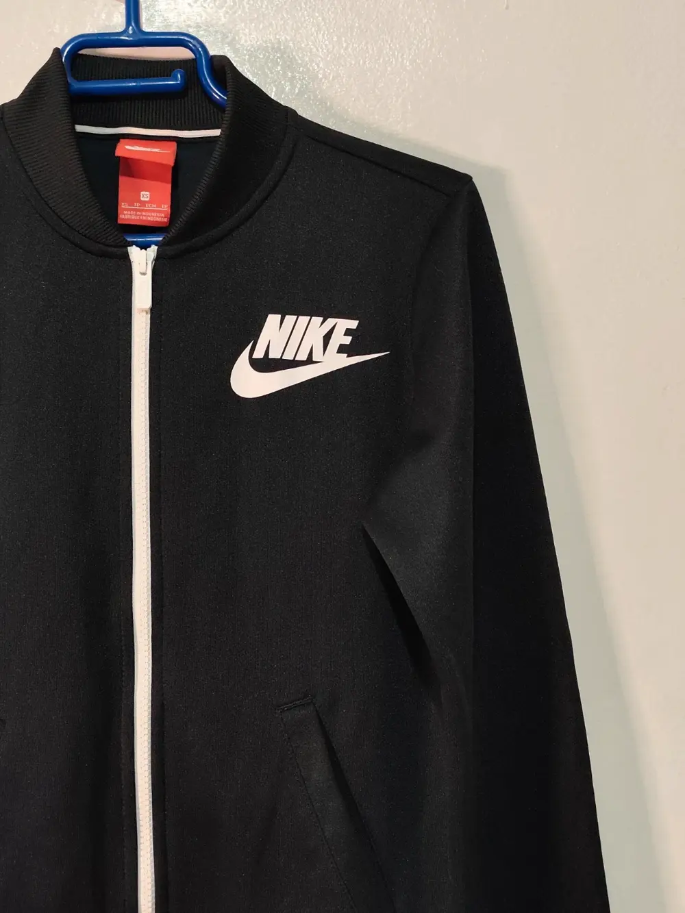 Chaqueta Chándal Nike "Just Do It" Negra talla XS, foto 4