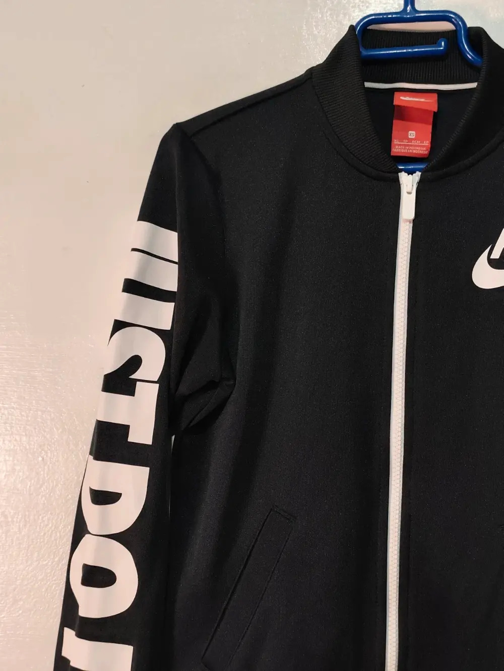 Chaqueta Chándal Nike "Just Do It" Negra talla XS, foto 5
