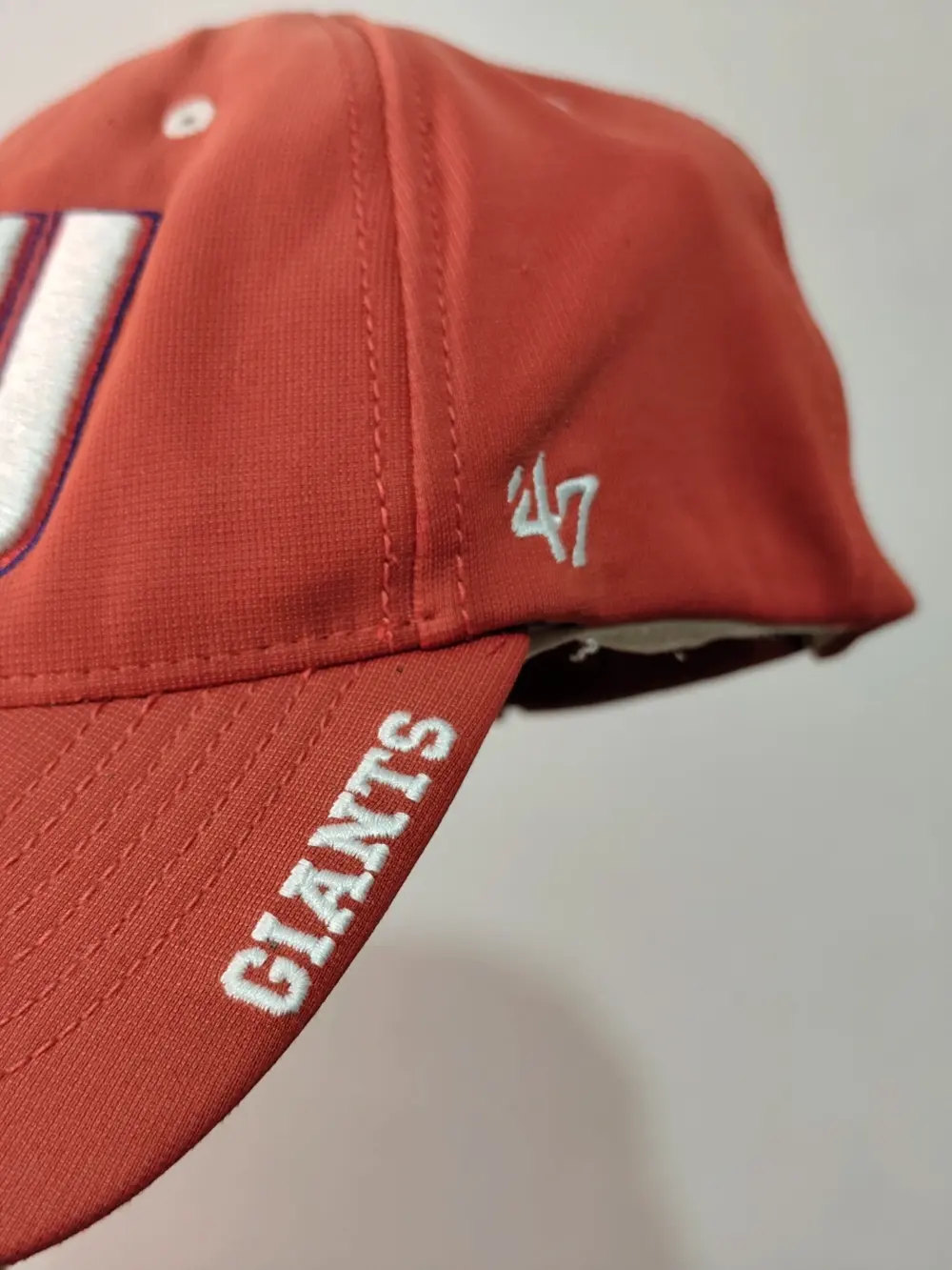 Gorra New York Giants NFL '47 Brand Roja Talla Única Ajustable adulto unisex, foto 3