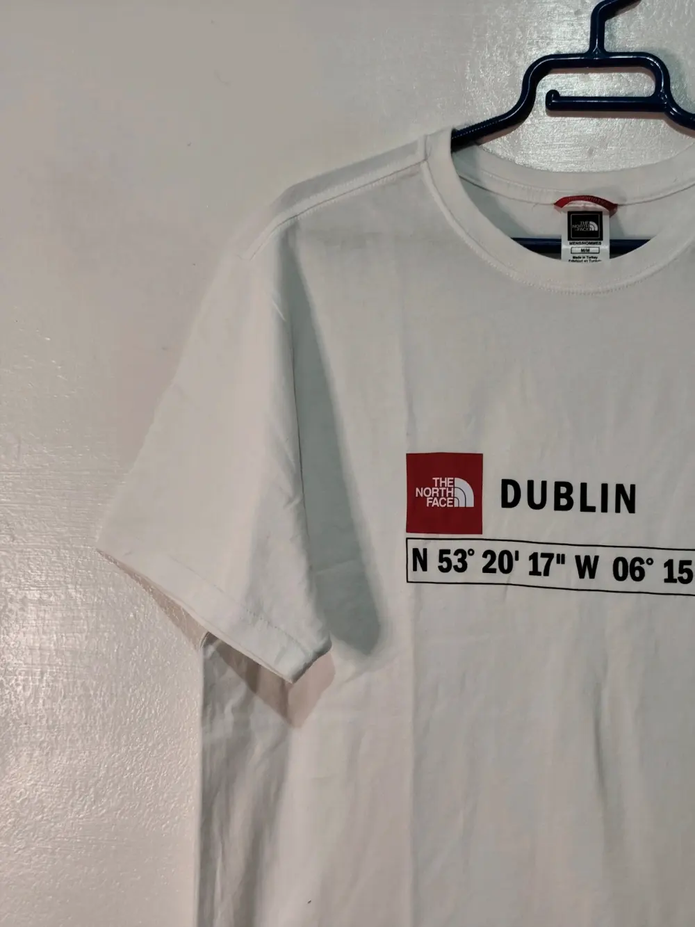 Camiseta The North Face Dublin coordenadas blanca talla M, foto 2