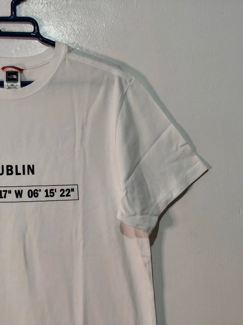 Camiseta The North Face Dublin coordenadas blanca talla M, foto 3