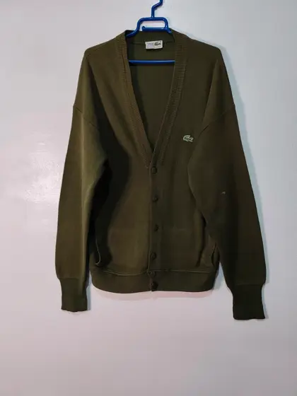Jersey cárdigan vintage Lacoste talla M ver medidas