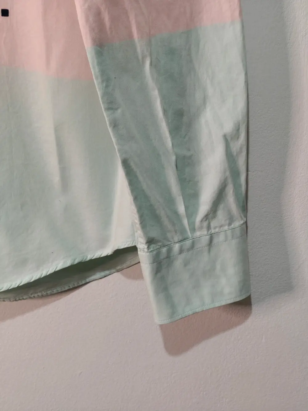 Camisa manga larga Purificación García color block pastel talla 4 equivale a una L ver medidas, foto 2