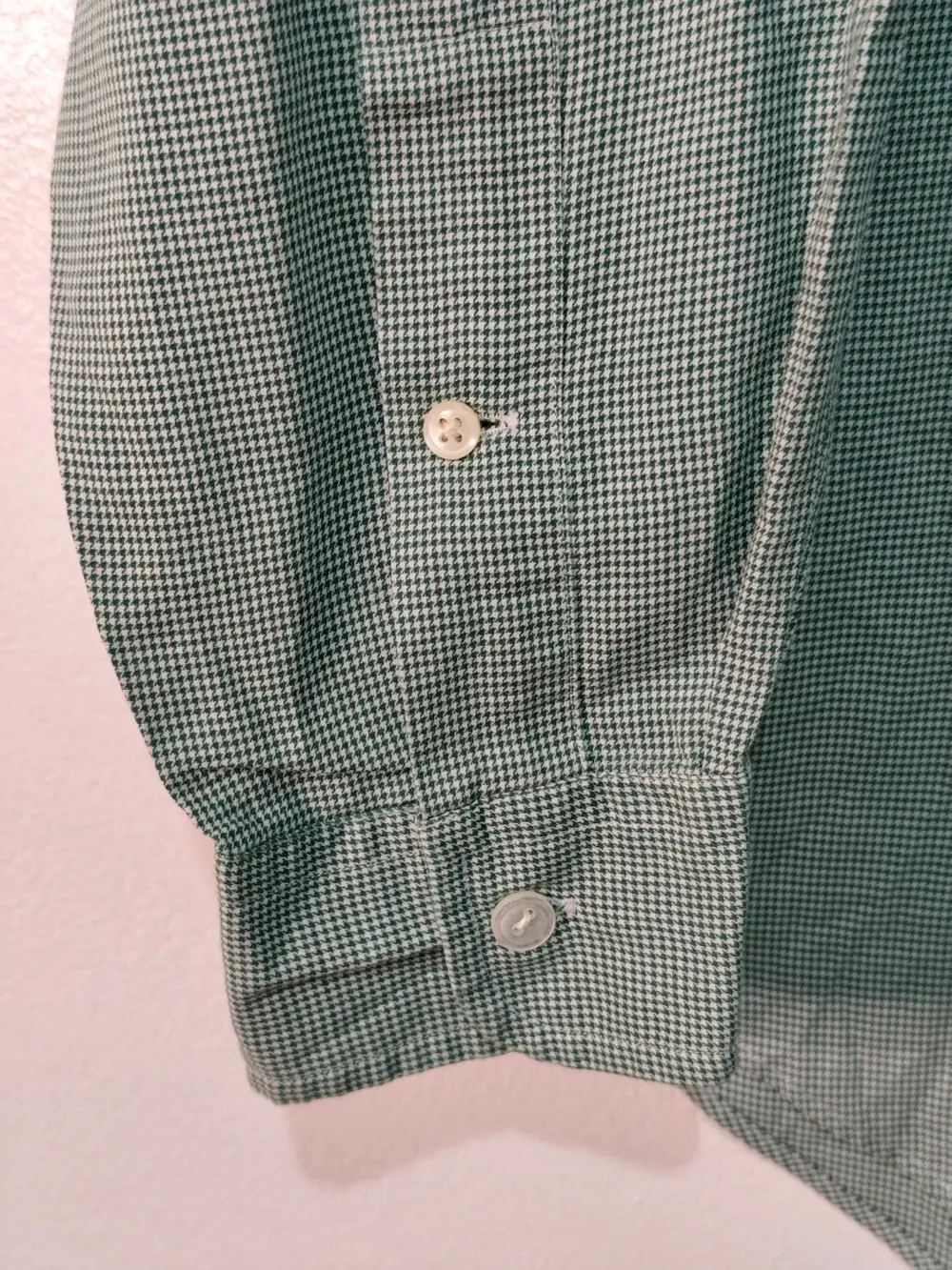 Camisa Polo Ralph Lauren Yarmouth Verde Cuadro Micro Talla XL / 16 ½ sirve para XXL ver medidas, foto 4