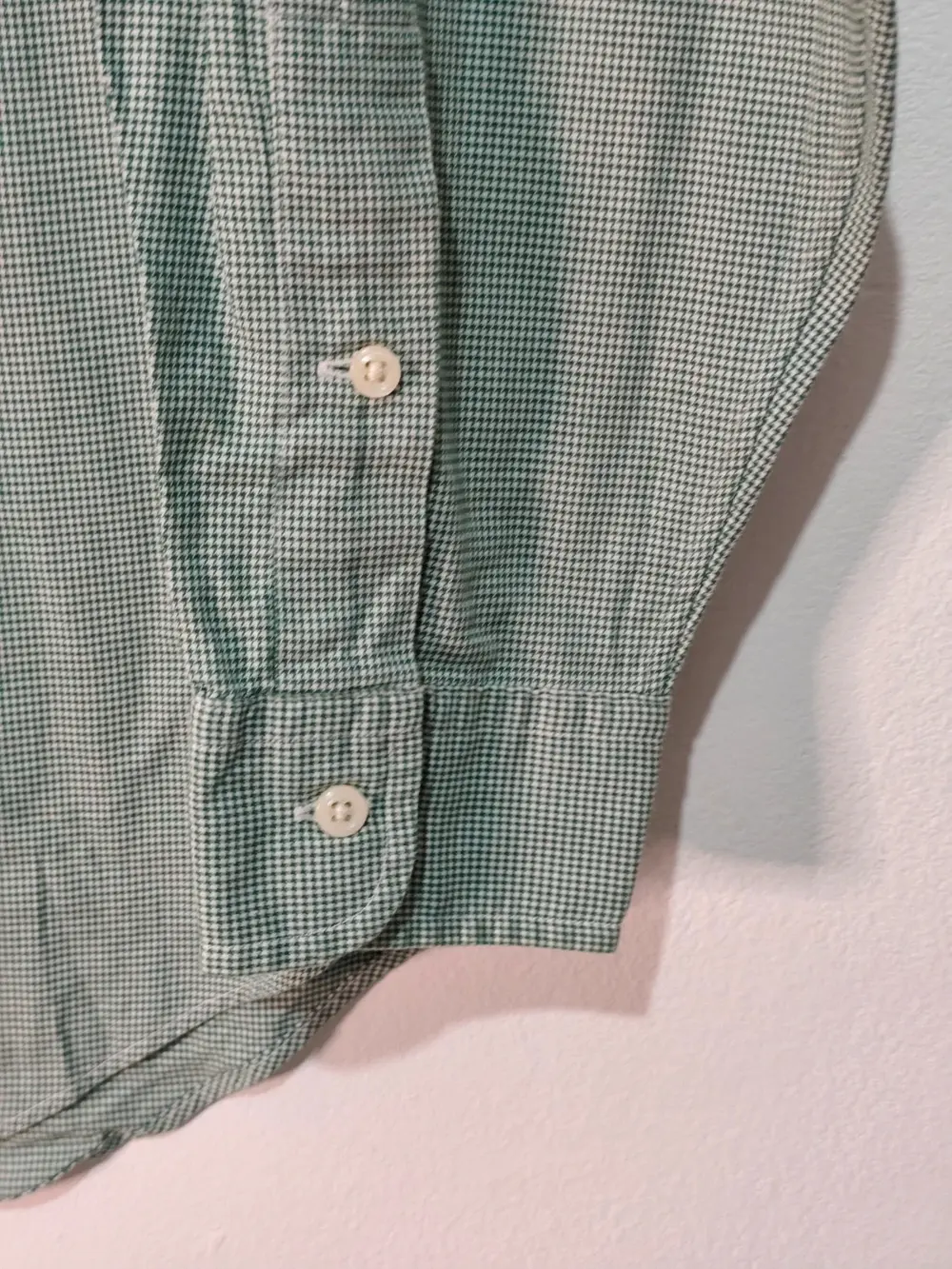 Camisa Polo Ralph Lauren Yarmouth Verde Cuadro Micro Talla XL / 16 ½ sirve para XXL ver medidas, foto 5