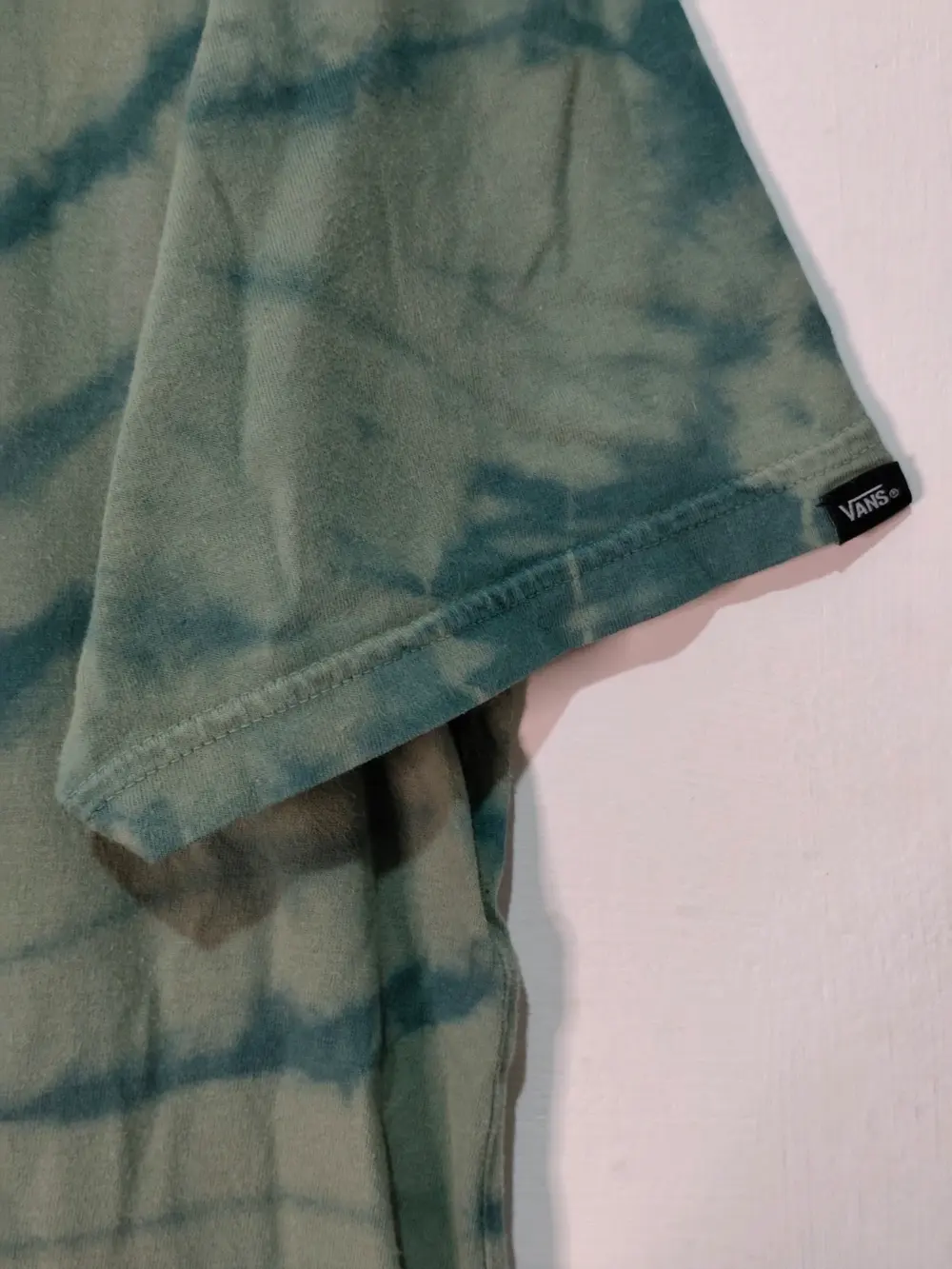 Vans camiseta tie dye verde spider dye classic fit talla M unisex, foto 5