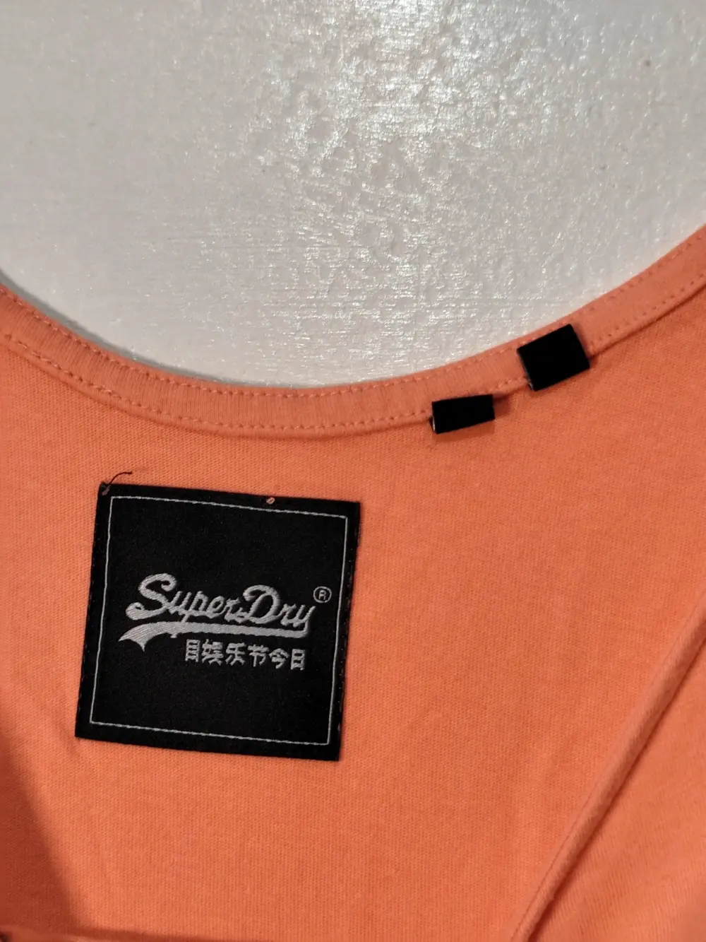 Superdry vintage logo tank top mujer coral talla 40, foto 3