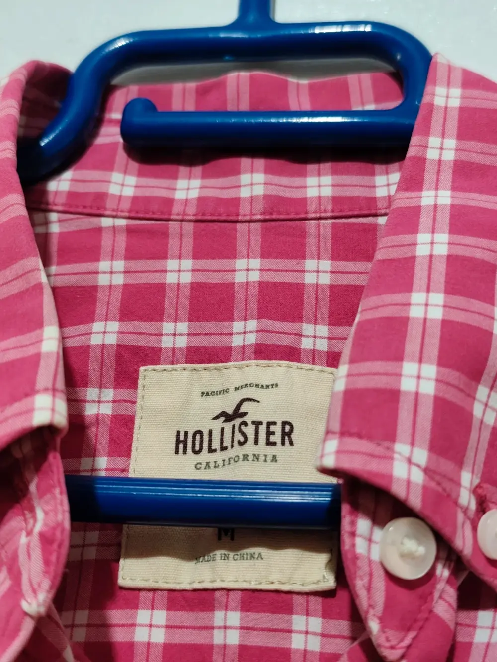 Hollister camisa manga larga a cuadros mujer talla M ver medidas, foto 4