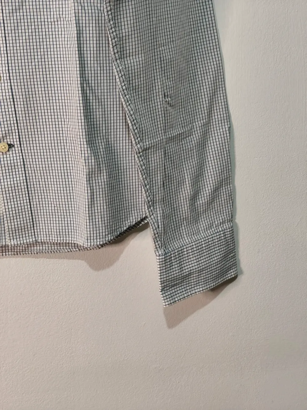 Camisa Abercrombie & Fitch cuadros azul marino talla L, foto 2