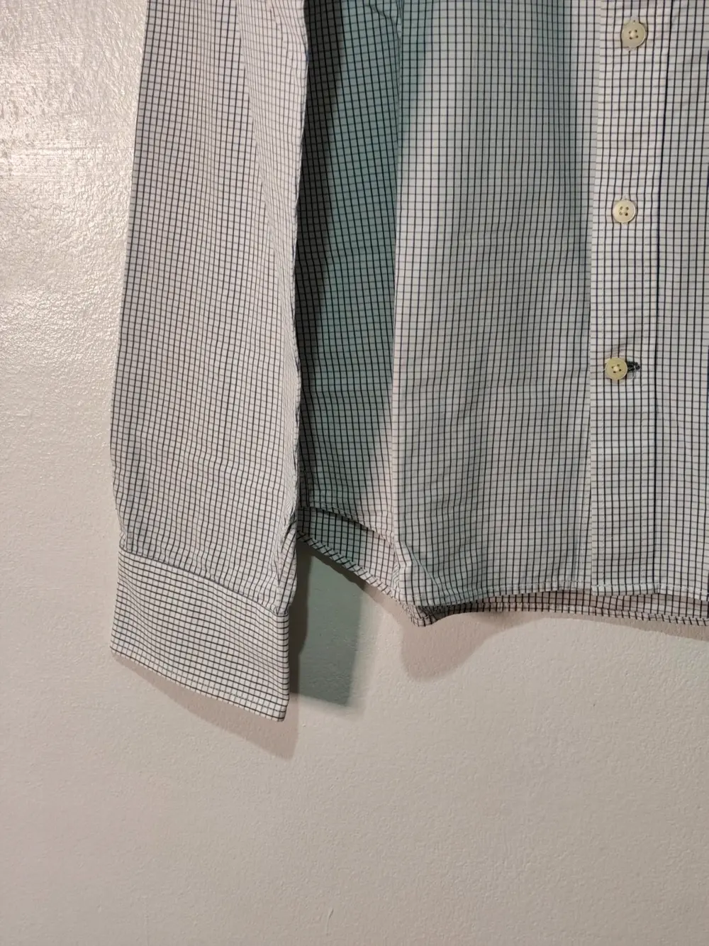 Camisa Abercrombie & Fitch cuadros azul marino talla L, foto 3