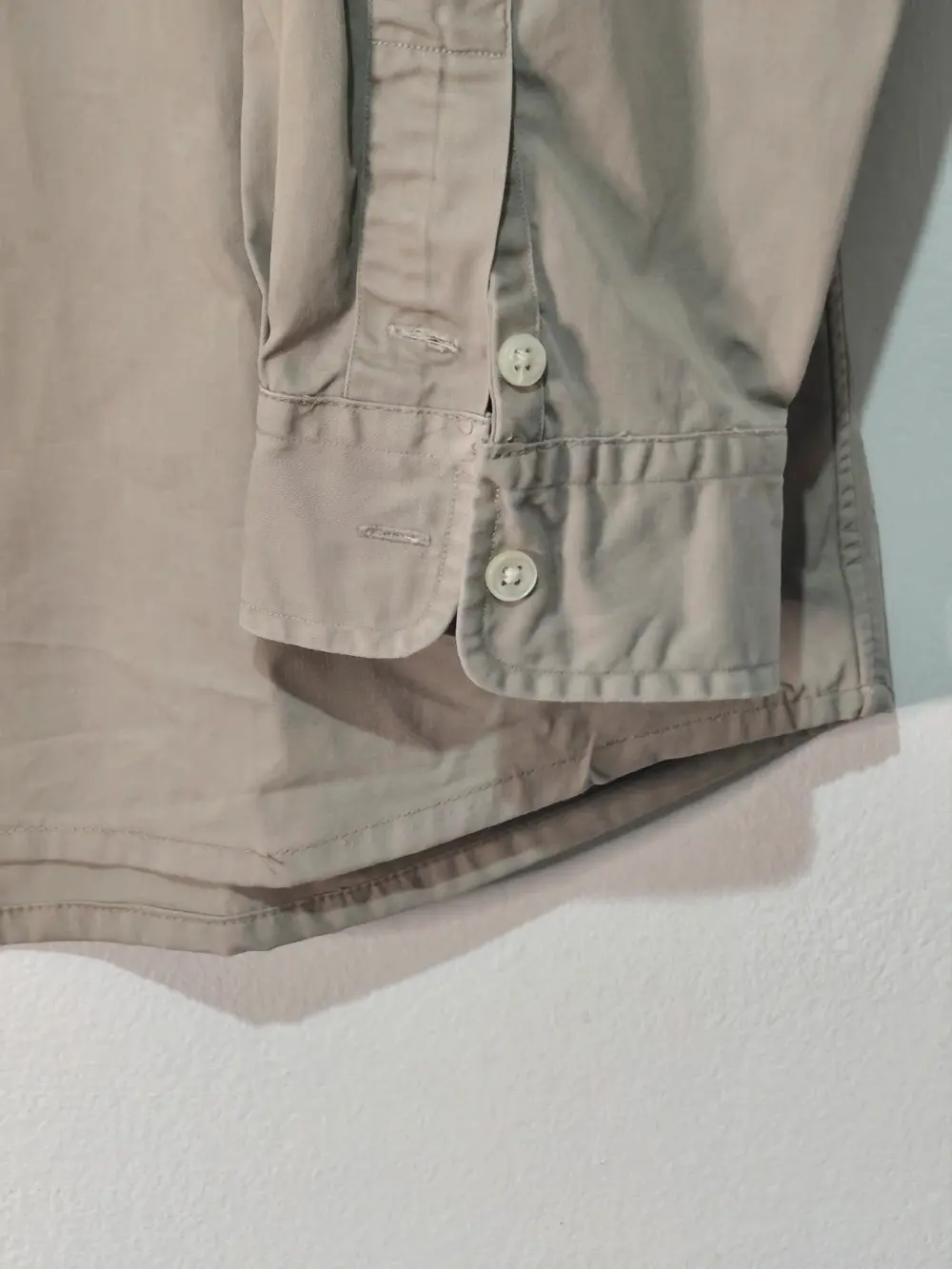 Camisa Polo Ralph Lauren blake beige caqui talla L sirve para XL ver medidas, foto 2