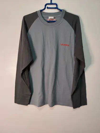 Camiseta Nissan manga larga talla L ver medidas