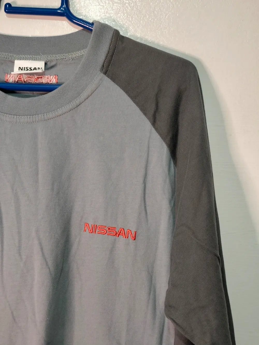 Camiseta Nissan manga larga talla L ver medidas, foto 4