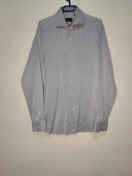 Camisa manga larga Hugo Boss Selection Azul Claro Espiga Talla L / 41