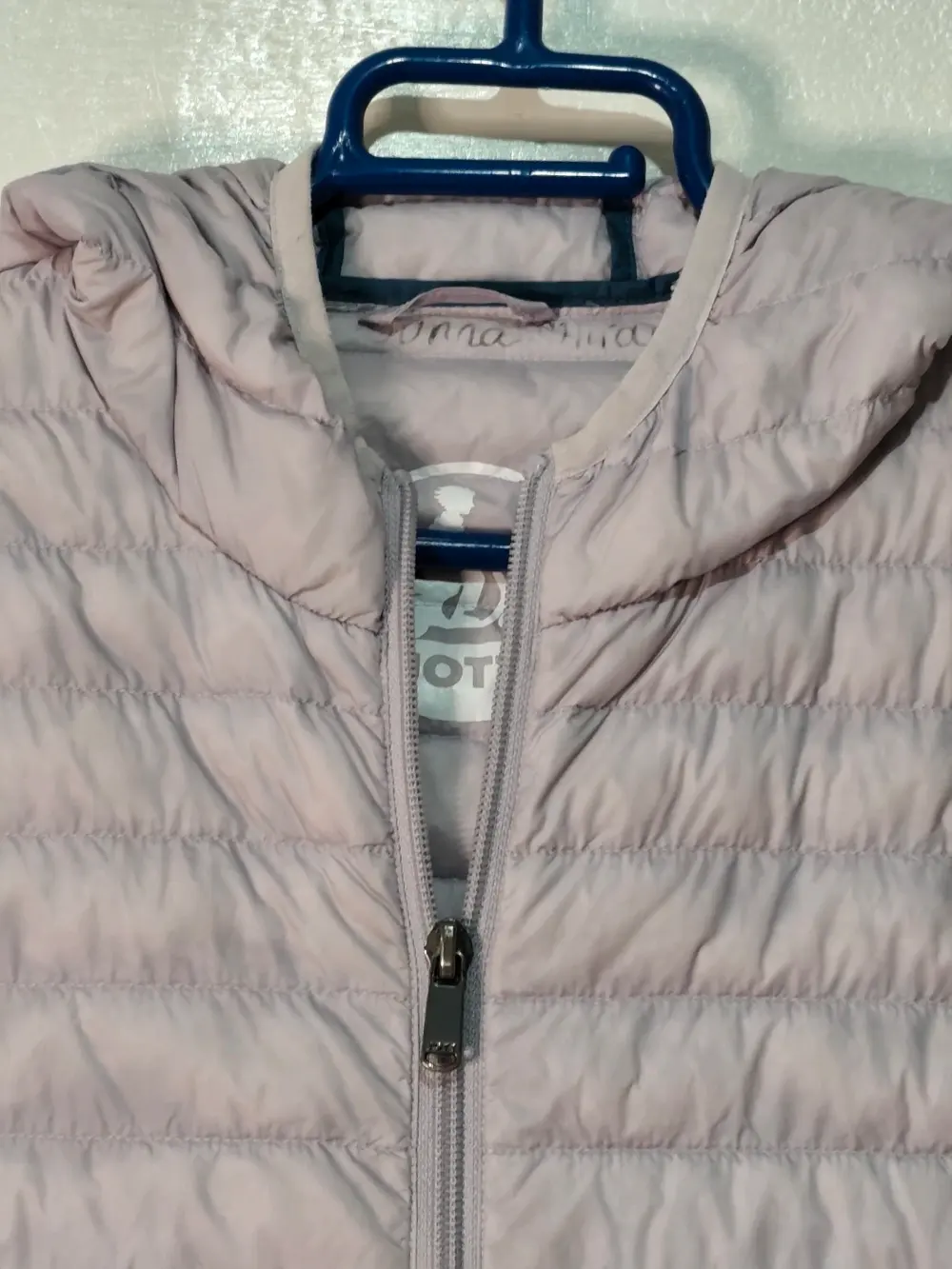 Chaqueta Plumas JOTT Rosa Claro / Lila con Capucha Talla 14/16 Años sirve para XS/S ver medidas, foto 4