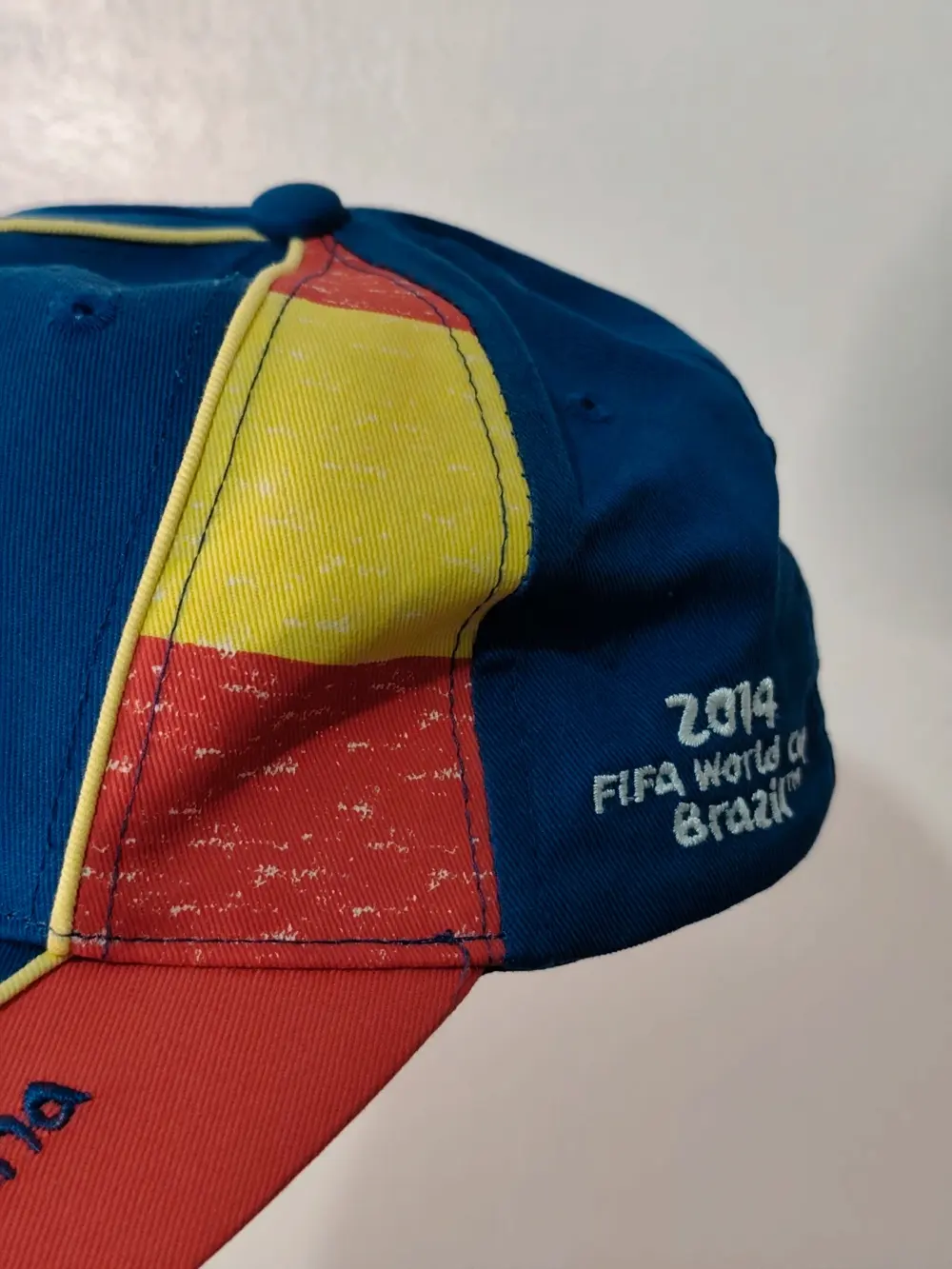 Gorra españa mundial brasil 2014 fifa world cup oficial azul bandera talla única, foto 4