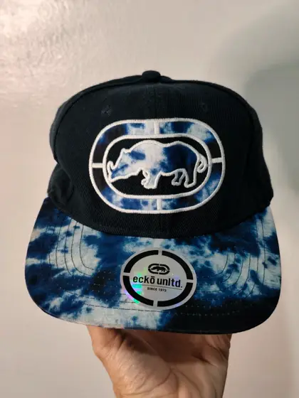 Gorra Ecko Unltd Rhino tie dye azul marino snapback talla única ajustable adulto unisex