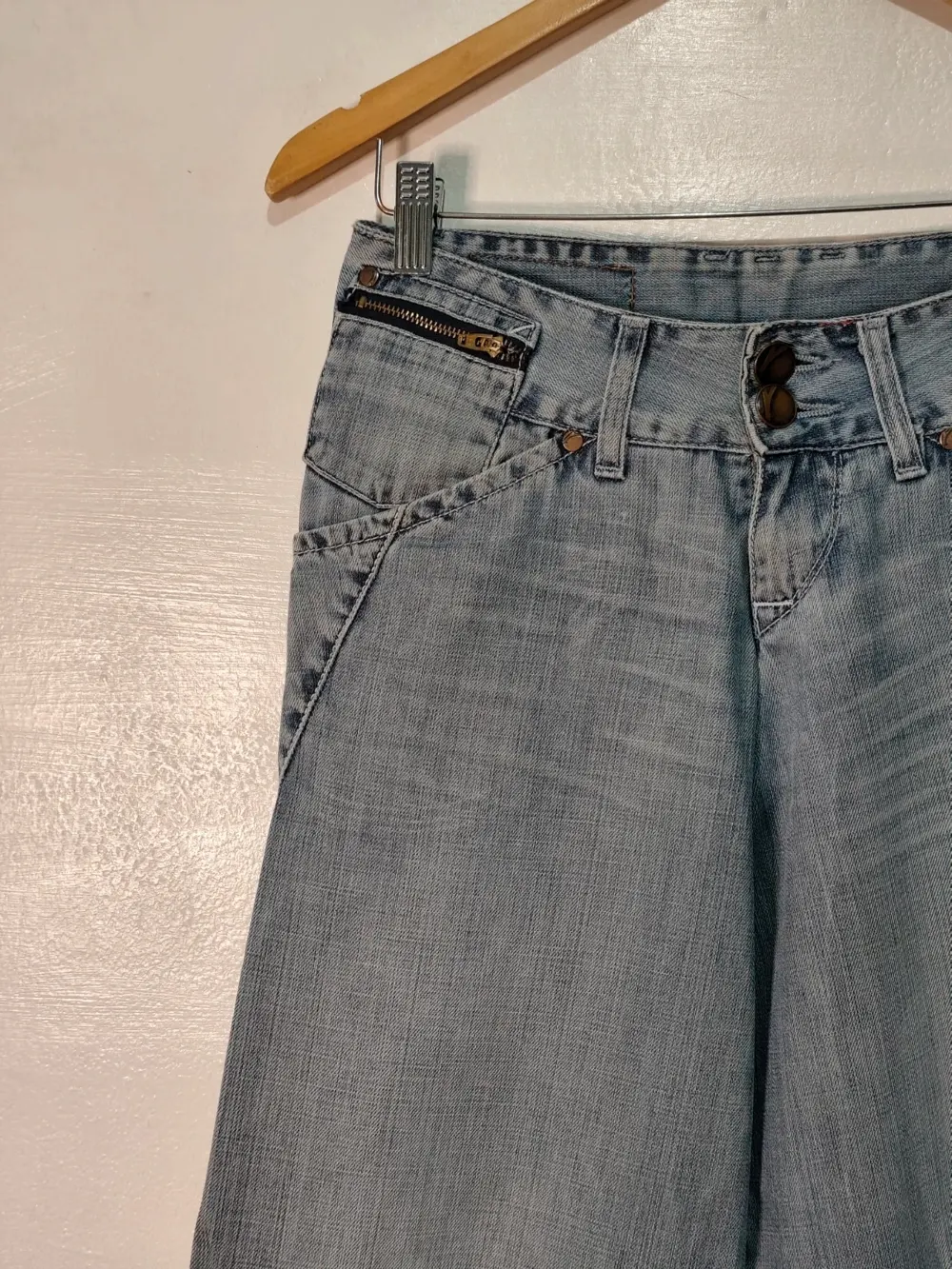Levi's engineered jeans 26x32 baggy tiro bajo talla XS/S ver medidas y2k, foto 5