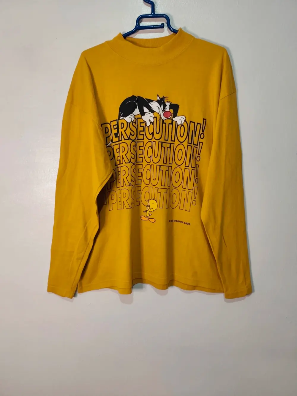 Camiseta vintage Looney Tunes año 1996 Silvestre Piolín talla L ver medidas