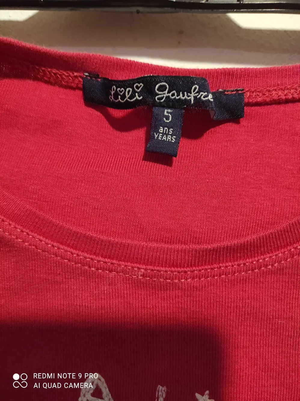 Camisa manga corta niña Lili Graufette, foto 3