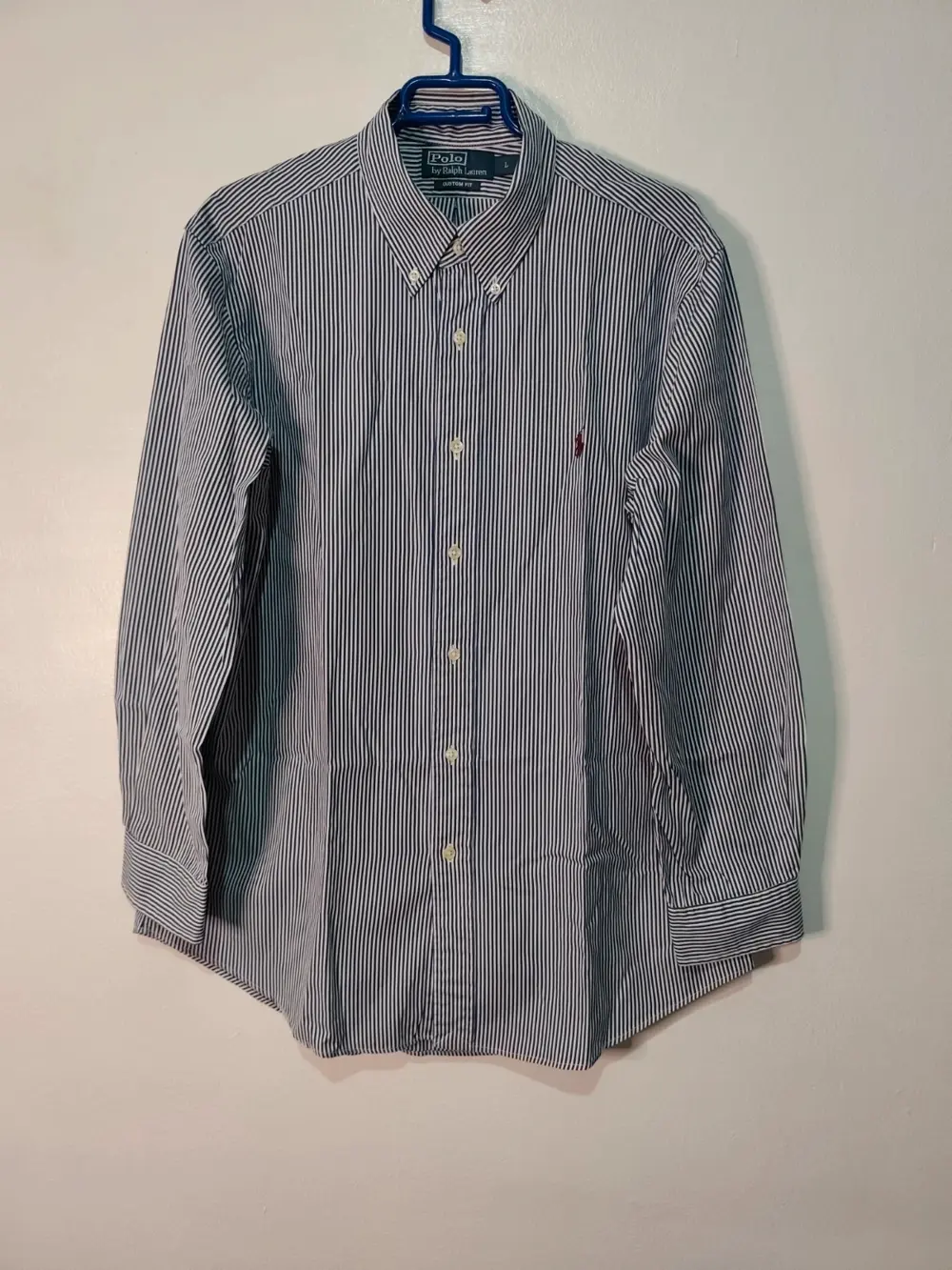 Camisa a rayas manga larga Polo Ralph Lauren talla L ver medidas