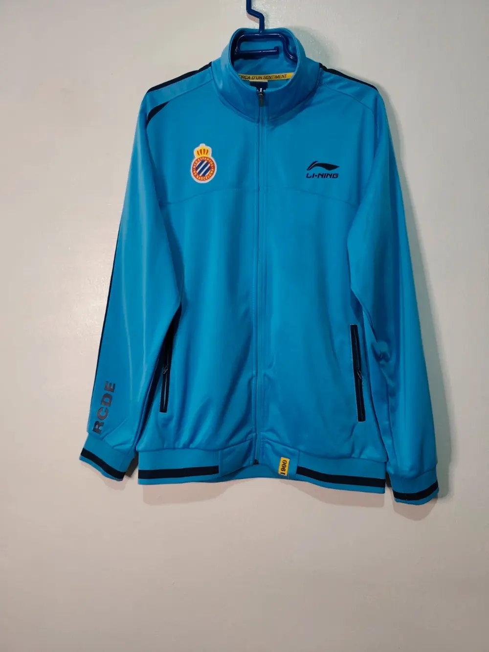 Chaqueta chándal RCD Espanyol Li-Ning talla XL ver medidas