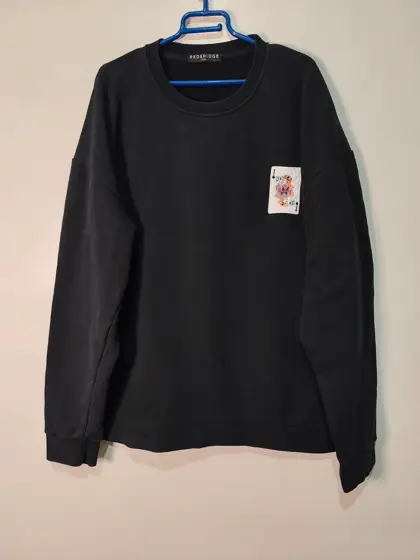 Sudadera Redbridge jota de tréboles bordada espalda talla XXL