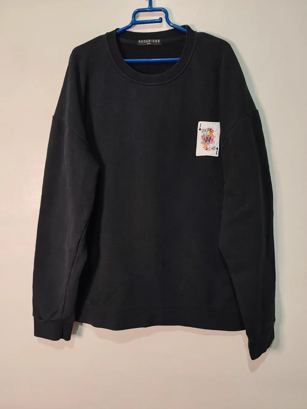 Sudadera Redbridge jota de tréboles bordada espalda talla XXL