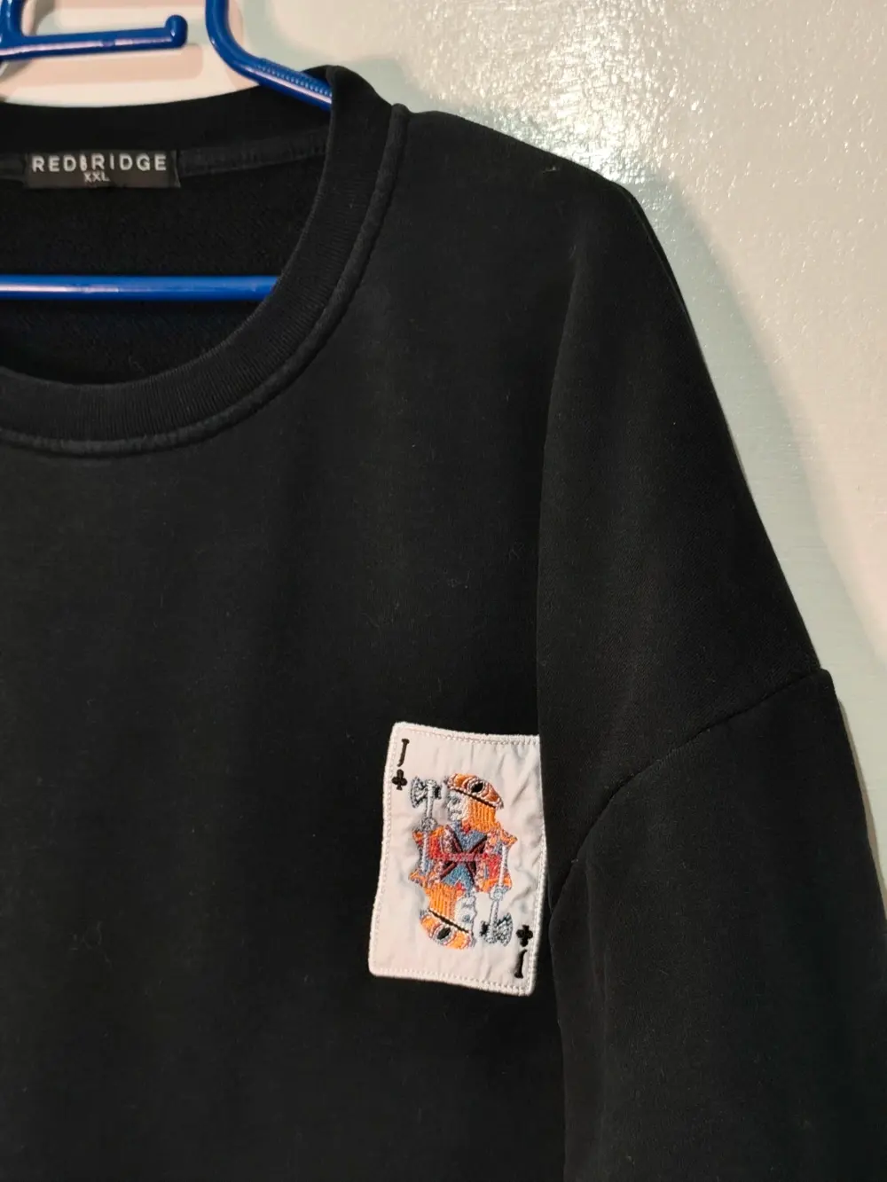 Sudadera Redbridge jota de tréboles bordada espalda talla XXL, foto 3