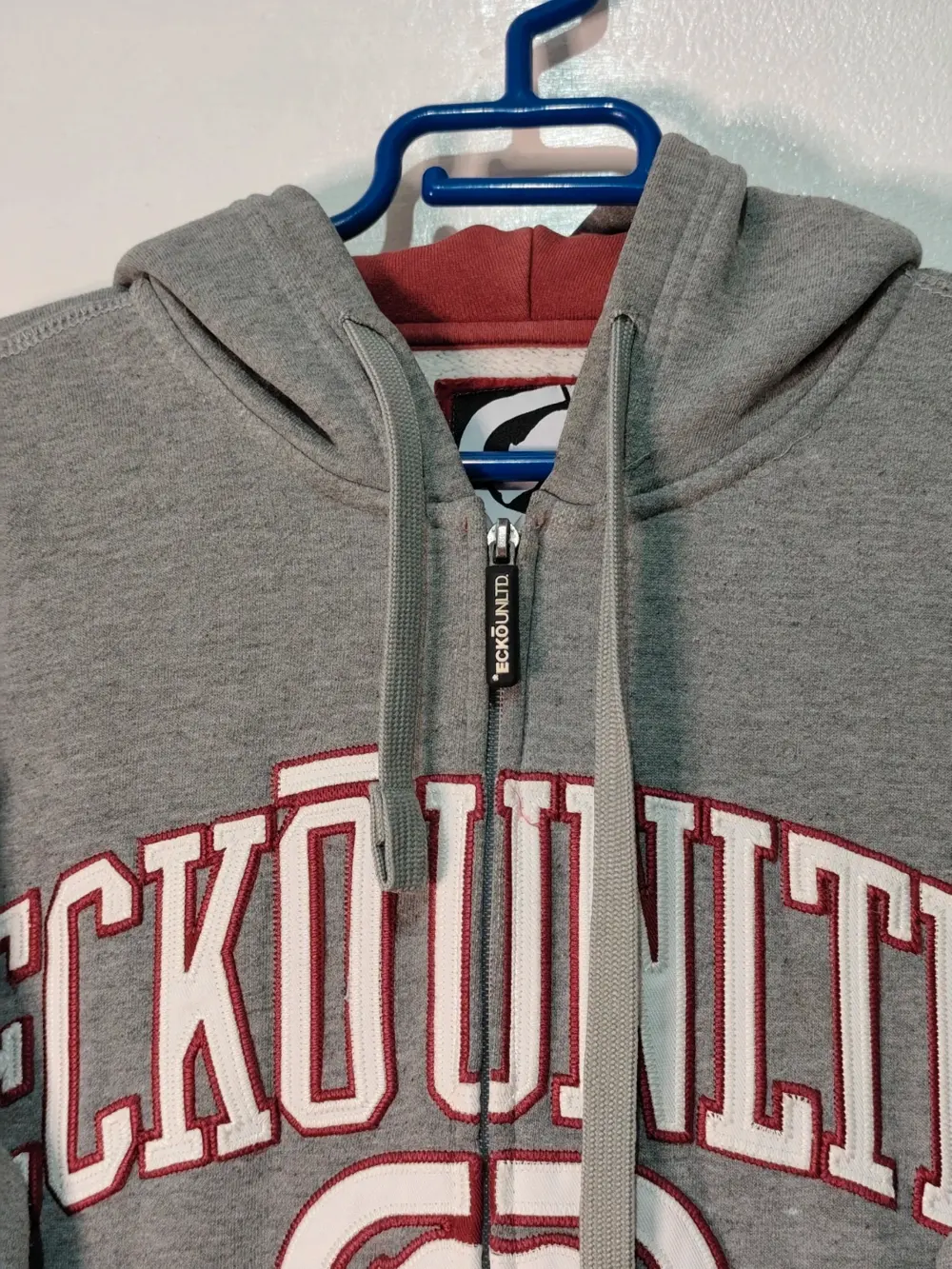 Sudadera con capucha y cremallera Ecko Unltd talla S ver medidas, foto 4