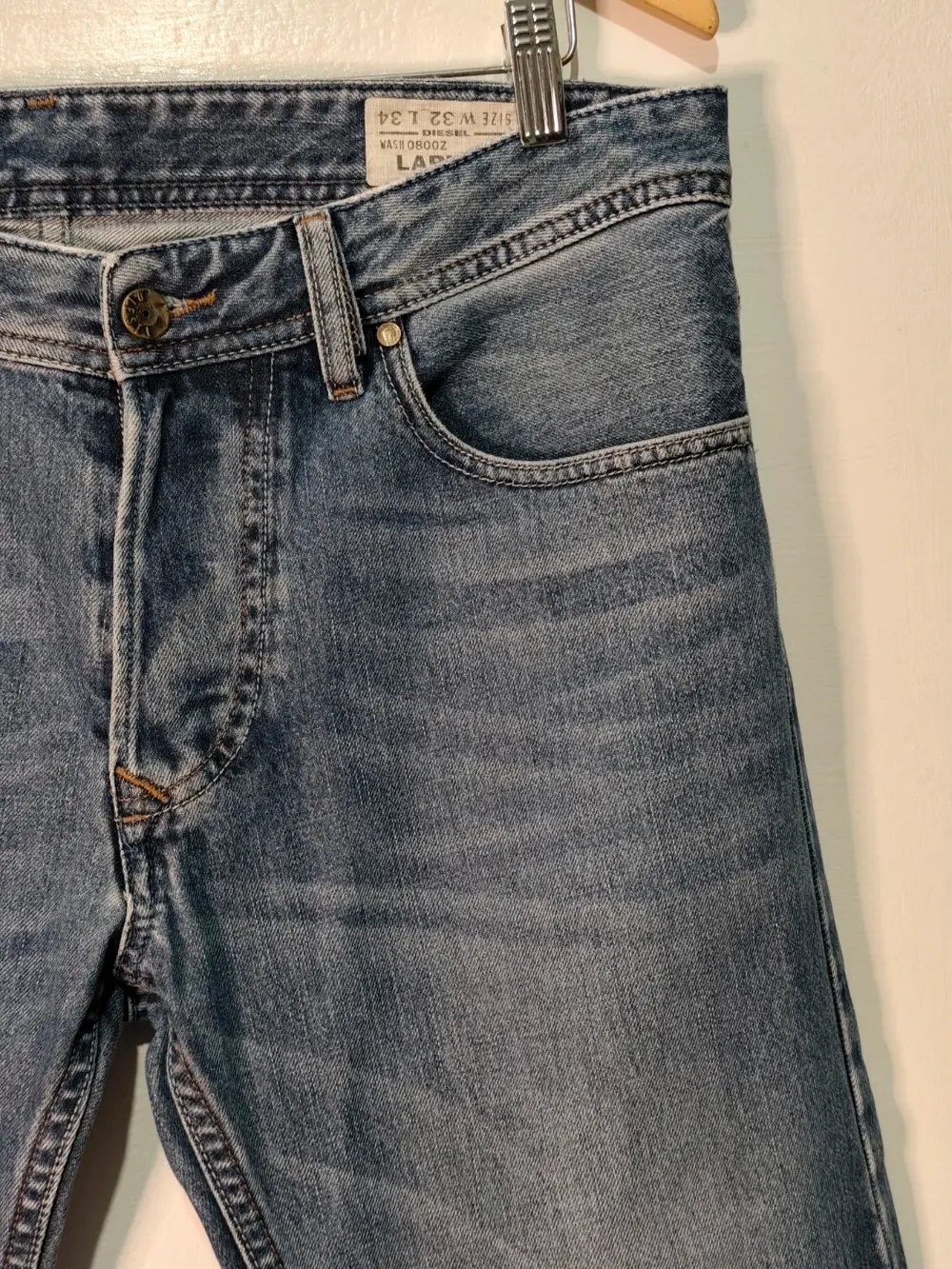 Pantalón Vquero Diesel larkee w32 l34 equivale a una L ver medidas, foto 3