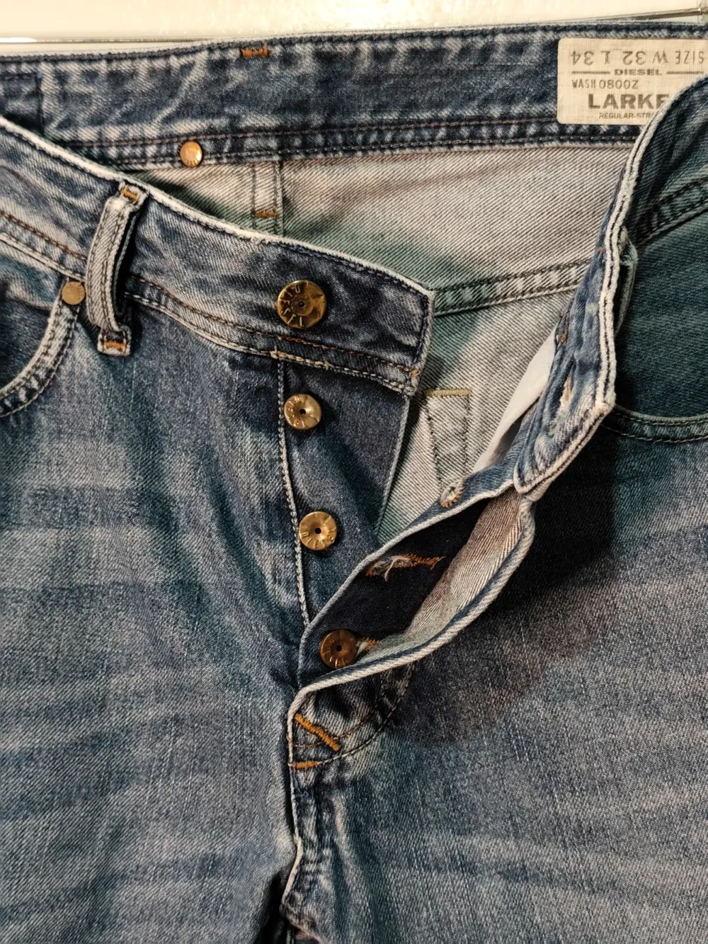 Pantalón Vquero Diesel larkee w32 l34 equivale a una L ver medidas, foto 5