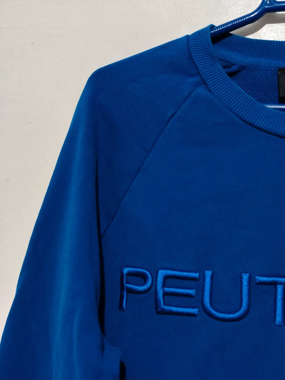 Sudadera Peuterey Azul Eléctrico Logo Bordado Talla S, foto 5