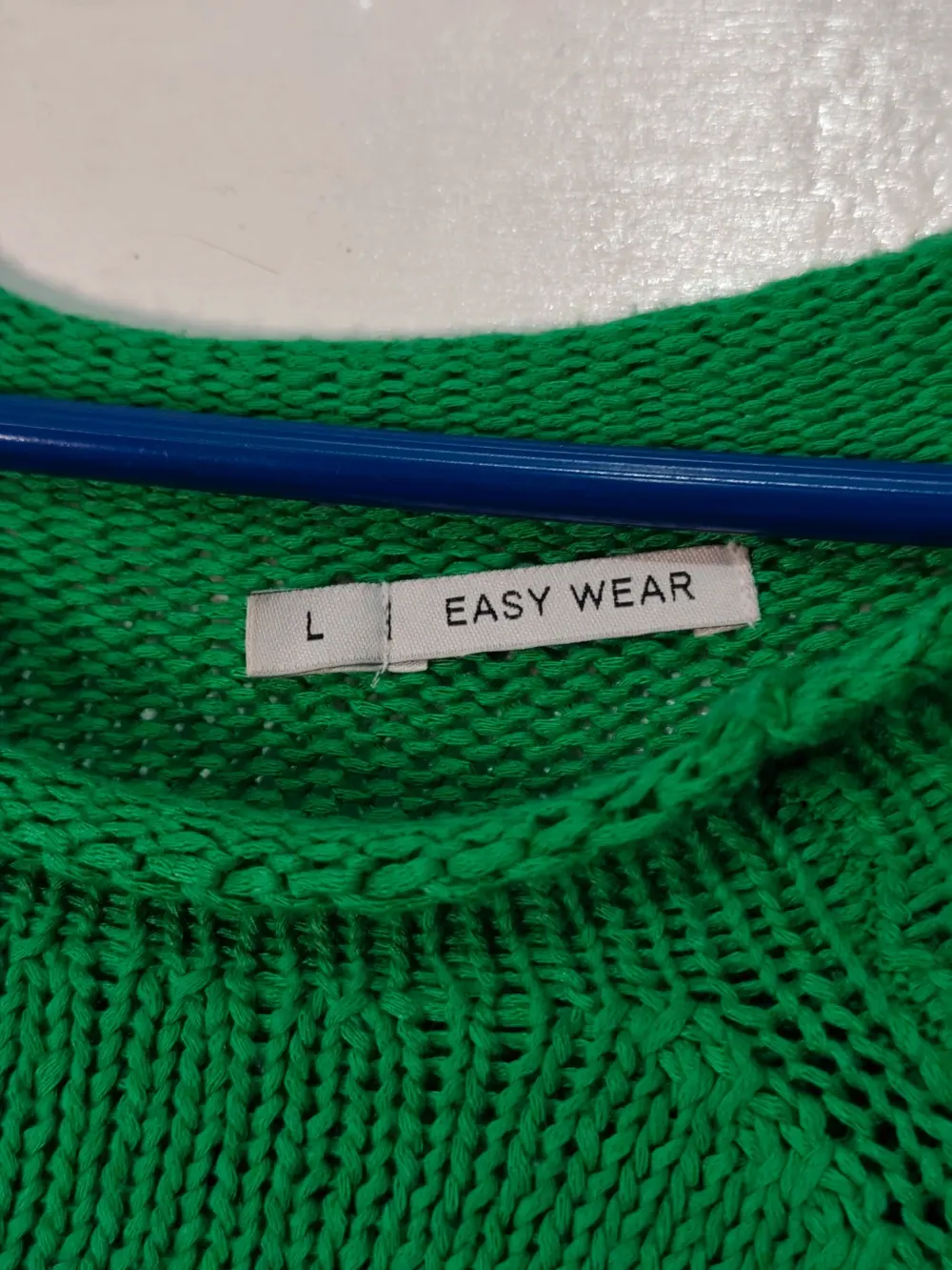 Jersey de Punto Verde Esmeralda Easy Wear - Talla L, foto 4
